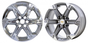 IMP-8023PC Chevrolet Blazer Chrome Wheel Skins (Hubcaps/Wheelcovers) 18 Inch Set